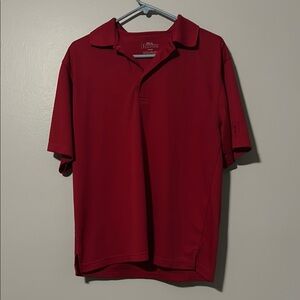 Men's PGA Tour Red Polo Shirt
